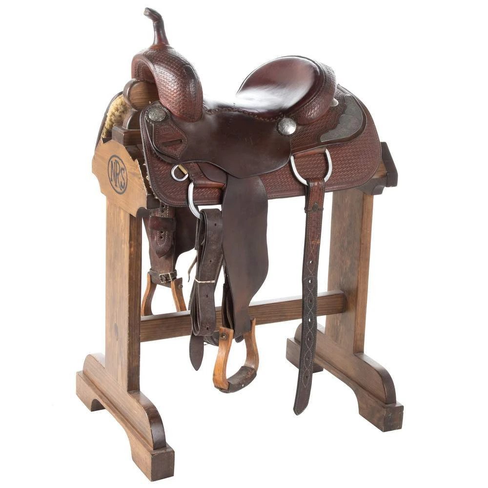 NRS Used 13.5in ML Leddy Cutting Saddle 3 NRS Used 13.5in ML Leddy Cutting Saddle