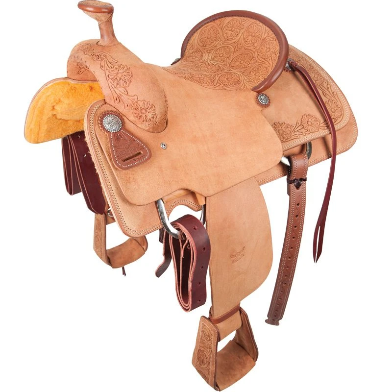 Cactus Saddlery Relentless Rough-Out Team Roper Saddle 3 Cactus Saddlery Relentless Rough-Out Team Roper Saddle