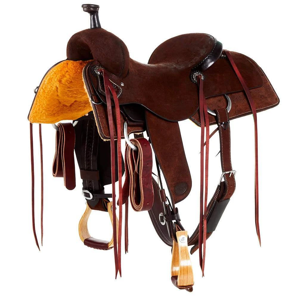 Nrs Competitors Chocolate Roughout Ranch Cutter Saddle 3 Nrs Competitors Chocolate Roughout Ranch Cutter Saddle
