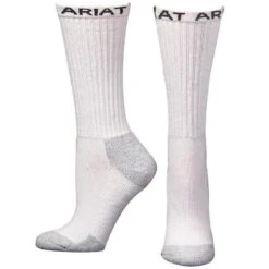 Ariat Mid-Calf Cotton Socks - 3 Pack