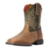 Ariat Kids Distressed Brown Alfalfa Firecatcher Cowboy Boot -NRS || STANCE || Classic Shop 153473 default l
