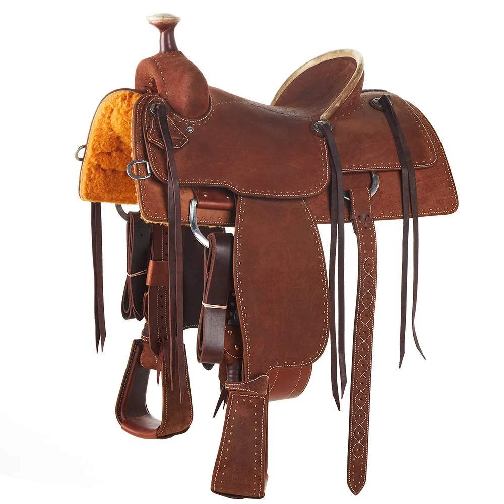 Martin Saddlery Martin Saddlery Chestnut Hard Seat Team Roper 3 Martin Saddlery Martin Saddlery Chestnut Hard Seat Team Roper