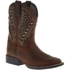 Ariat Kids Quickdraw Venttek Distressed Brown Boot