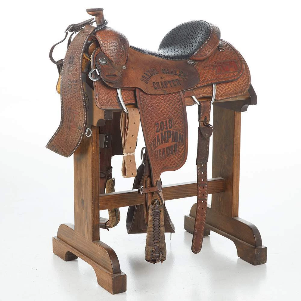 NRS Used 15in Double J Trophy Team Roper 3 NRS Used 15in Double J Trophy Team Roper