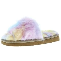 Minnetonka Kids Pink Unicorn Lyla Slide Casual