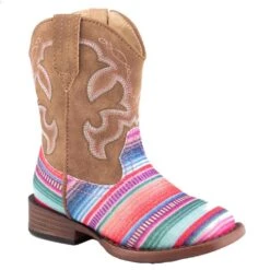 Roper Youth Glitter Serape Square Toe Boot