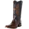 Circle G Kids Brown With Overlay Top Square Toe Cowboy Boot -NRS || STANCE || Classic Shop 160052 default l