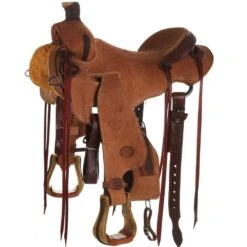 Nrs Competitors Heavy Oil Roughout Strip Down Will James Low Cantle Ranch Roper Saddle
