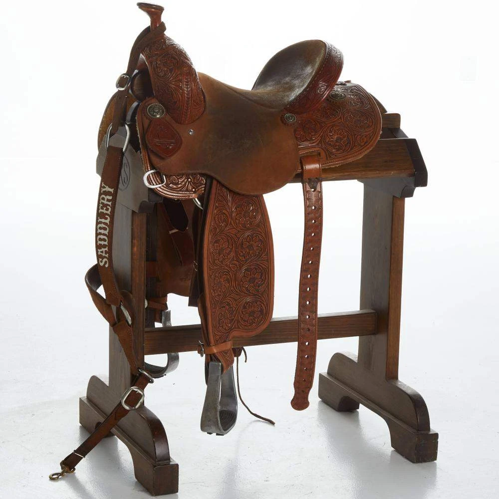 NRS Used 13.5in Cactus All Around Saddle 3 NRS Used 13.5in Cactus All Around Saddle