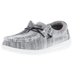 Heydude Youth Hey Dude Wally Stretch Yin Yang Casual Shoe