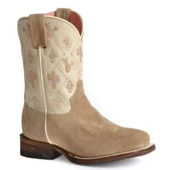 Roper Youth Diamond Cactus Boot