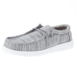 Heydude Youth Hey Dude Wally Linen Stone