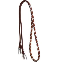 Rafter T Ranch Company Leather Laced Barrel Reins -NRS || STANCE || Classic Shop 173756 471103