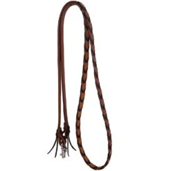 Rafter T Ranch Company Leather Laced Barrel Reins -NRS || STANCE || Classic Shop 173756 471105