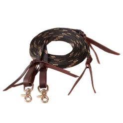 Mustang Flat Split Rein W/latigo Water Loops -NRS || STANCE || Classic Shop 197020 583630