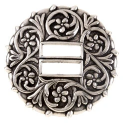 Rino Inc 1 /2in Floral Vine Scalloped Slotted Concho