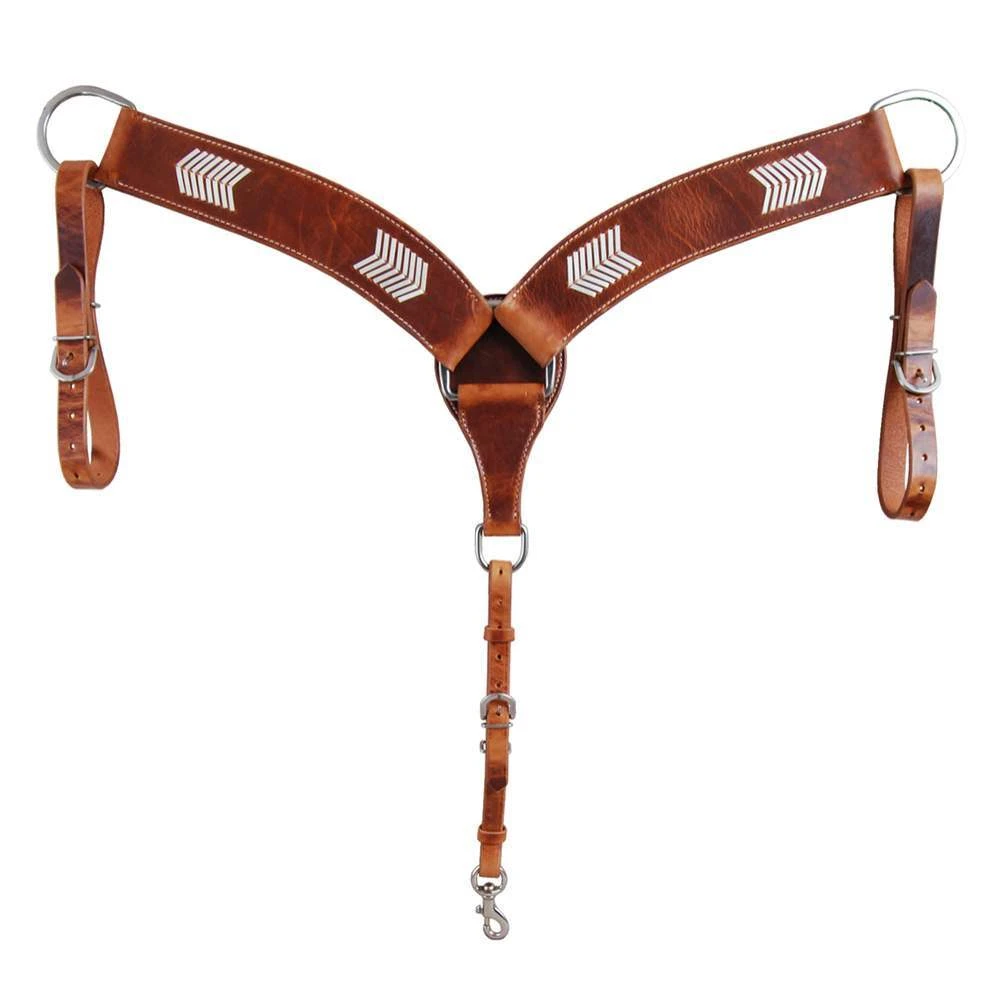 Oxbow Tack Nevada Woven Rawhide Breast Collar 4 Oxbow Tack Nevada Woven Rawhide Breast Collar - Image 2