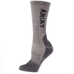 Nestery Hoisery Men's Ariat LT WT Steel Toe Merino Blend Crew Socks -NRS || STANCE || Classic Shop 2186 3