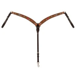 Weaver Leather Floral Vine Contoured Breast Collar