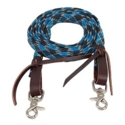 Mustang Aztec Braided Waxed Roping Rein W/Latigo Waterloops 7 Mustang Aztec Braided Waxed Roping Rein W/Latigo Waterloops -NRS || STANCE || Classic Shop 229186 728145