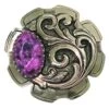 NRS Purple Stone Silver Scroll Saddle Concho Set -NRS || STANCE || Classic Shop 233256 746747