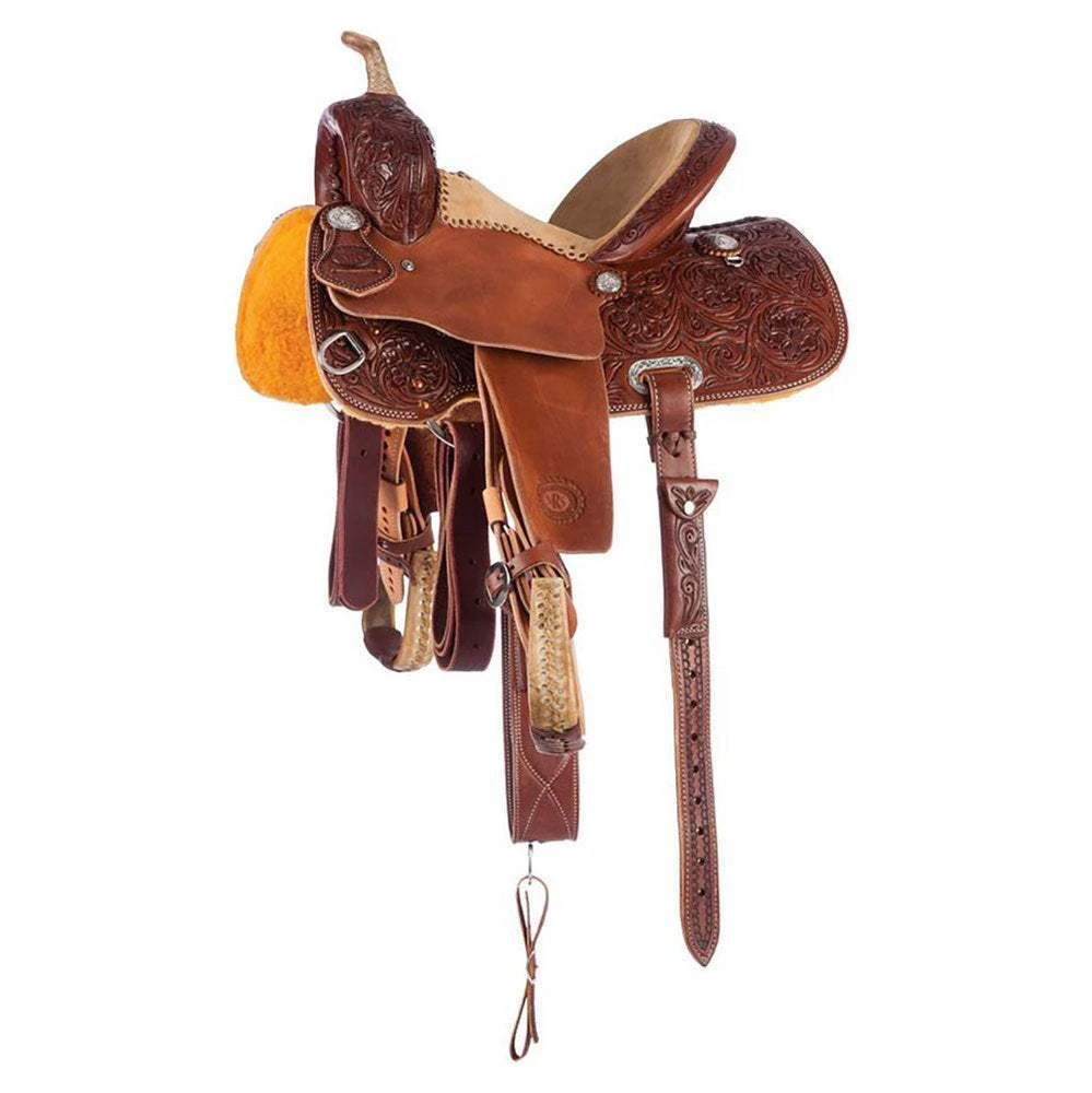 Nrs Competitors Chocolate 1/2 Breed Jay Flower Youth Barrel Saddle 3 Nrs Competitors Chocolate 1/2 Breed Jay Flower Youth Barrel Saddle