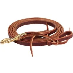 Nrs Tack Latigo Leather Flat Roping Reins