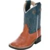 Old West Toddler Barnwood And Denim Blue Top Cowboy Boots -NRS || STANCE || Classic Shop 3466 default l