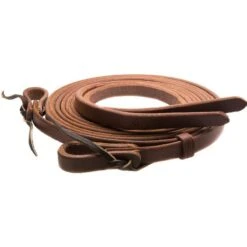 Nrs Tack 8ft 3/4in Oiled Hand Rubbed Split Reins