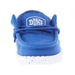 Heydude Toddler Hey Dude Wally Slub True Blue Canvas Casual Shoe -NRS || STANCE || Classic Shop 40029 428 02