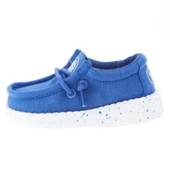 Heydude Toddler Hey Dude Wally Slub True Blue Canvas Casual Shoe -NRS || STANCE || Classic Shop 40029 428 03