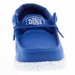 Heydude Youth Hey Dude Wally Slub Navy Canvas Casual Shoe 8 Heydude Youth Hey Dude Wally Slub Navy Canvas Casual Shoe -NRS || STANCE || Classic Shop 40044 428 02