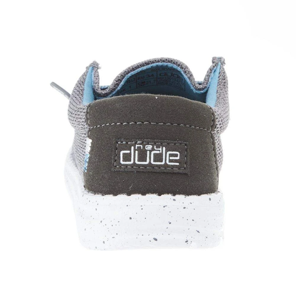 Heydude Youth Hey Dude Wally Sox Sharkskin Casual Shoe 6 Heydude Youth Hey Dude Wally Sox Sharkskin Casual Shoe - Image 4