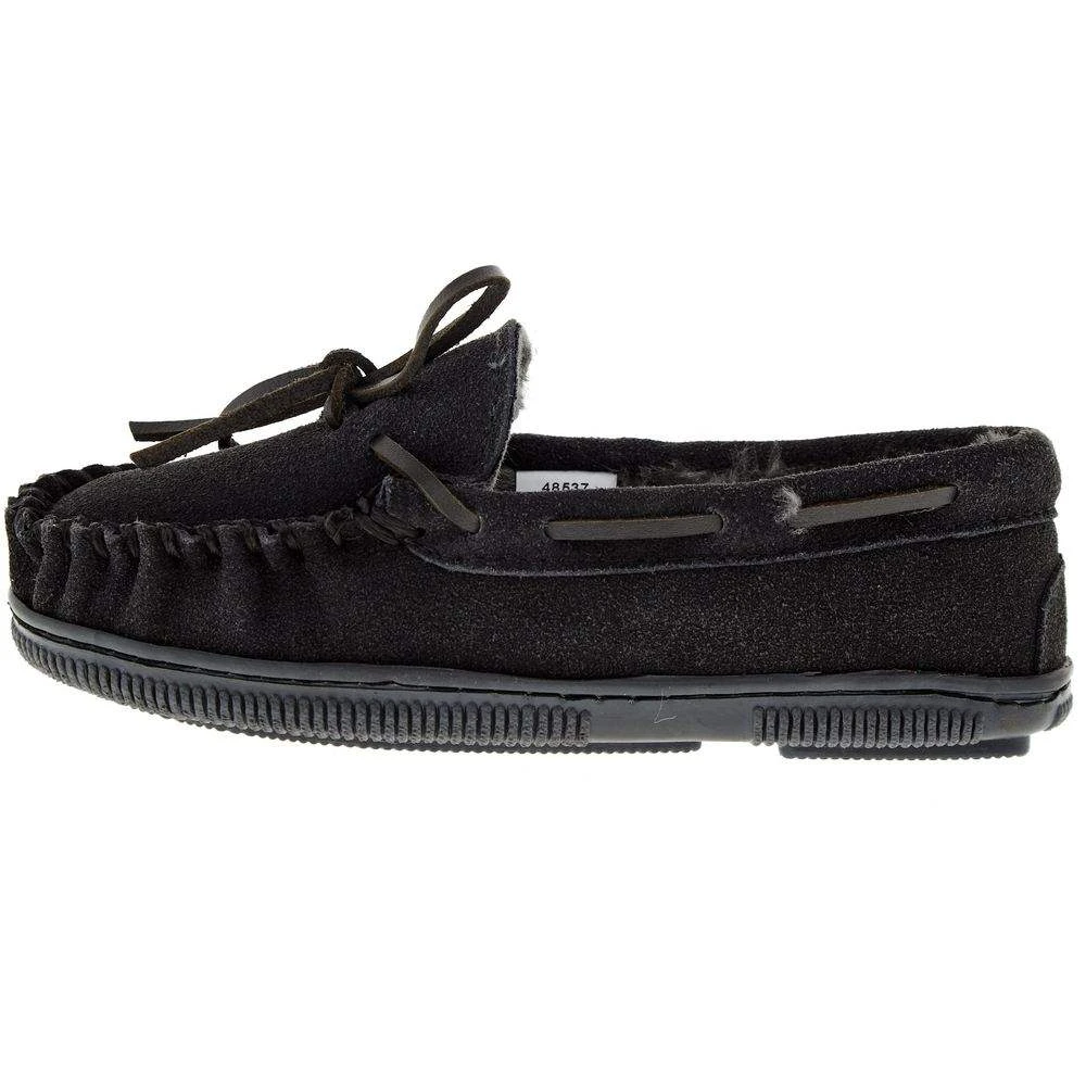 Minnetonka Kids Charcoal House Shoe 5 Minnetonka Kids Charcoal House Shoe - Image 3