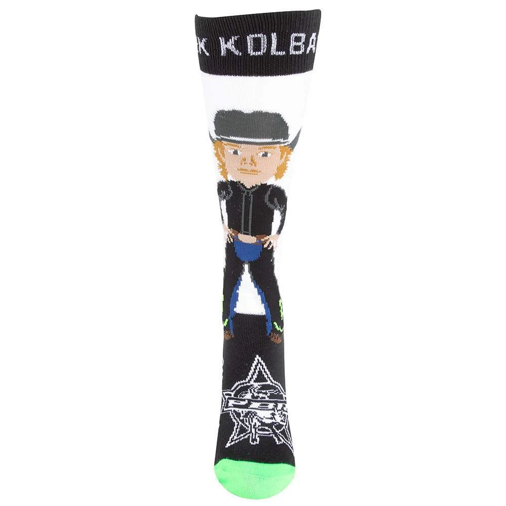 For Bare Feet Unisex FBF Wrangler PBR Derek Kolbaba Signing Bonus OSFM Sock 4 For Bare Feet Unisex FBF Wrangler PBR Derek Kolbaba Signing Bonus OSFM Sock - Image 2