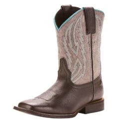 Relentless By Ariat Kids Unrivaled Black Cowboy Boot
