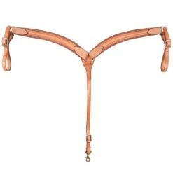 Martin Saddlery 1 1/2in. Natural Chocolate Wrapped Rope Border Breast Collar