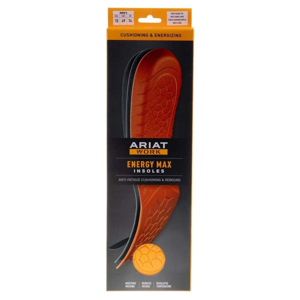 Men's Ariat Energy Max Work BootSquare Toe Insole 4 Men's Ariat Energy Max Work BootSquare Toe Insole - Image 2