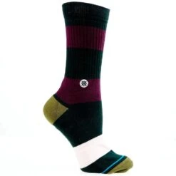 Stance Suited Green Stripe Crew Socks -NRS || STANCE || Classic Shop A556C21SUI GRN 3