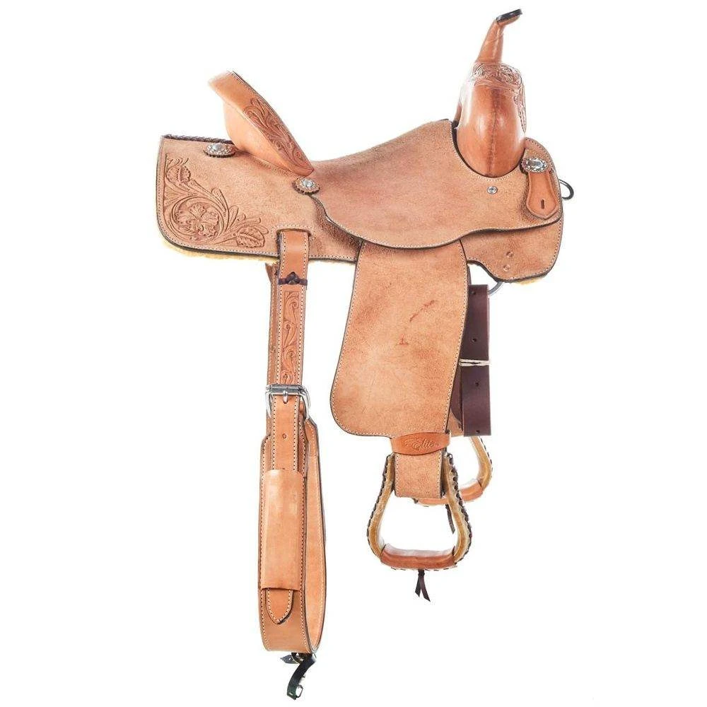 Alamo Saddlery Chestnut 1/2 Breed Wild Rose Barrel Racer 5 Alamo Saddlery Chestnut 1/2 Breed Wild Rose Barrel Racer - Image 3