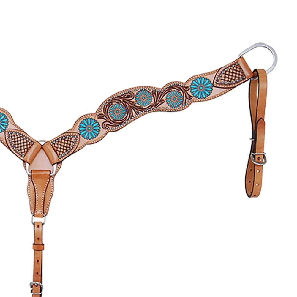 Rafter T Ranch Company Zuni Turquoise Breast Collar 4 Rafter T Ranch Company Zuni Turquoise Breast Collar - Image 2