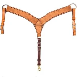 NRS 2 3/4 Inch Roughout With Black Buckstitch Breast Collar -NRS || STANCE || Classic Shop BC565 1