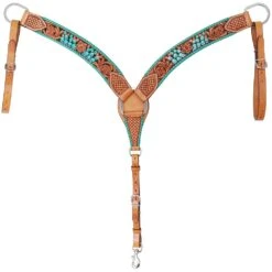 Rafter T Ranch Company Painted Cactus Contoured Breast Collar 5 Rafter T Ranch Company Painted Cactus Contoured Breast Collar -NRS || STANCE || Classic Shop BC914A 1
