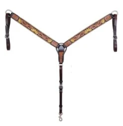 Rafter T Ranch Company Painted Sunflower Breast Collar 5 Rafter T Ranch Company Painted Sunflower Breast Collar -NRS || STANCE || Classic Shop BC937A