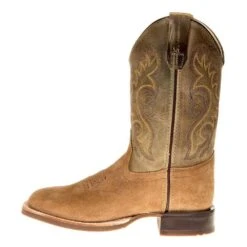 Kids Old West Suede Tan Foot With Olive Green Shaft Square Toe Boots -NRS || STANCE || Classic Shop BSC1906 21 49ebedbd 0db3 4c1a 95a3 6bbf20bac140