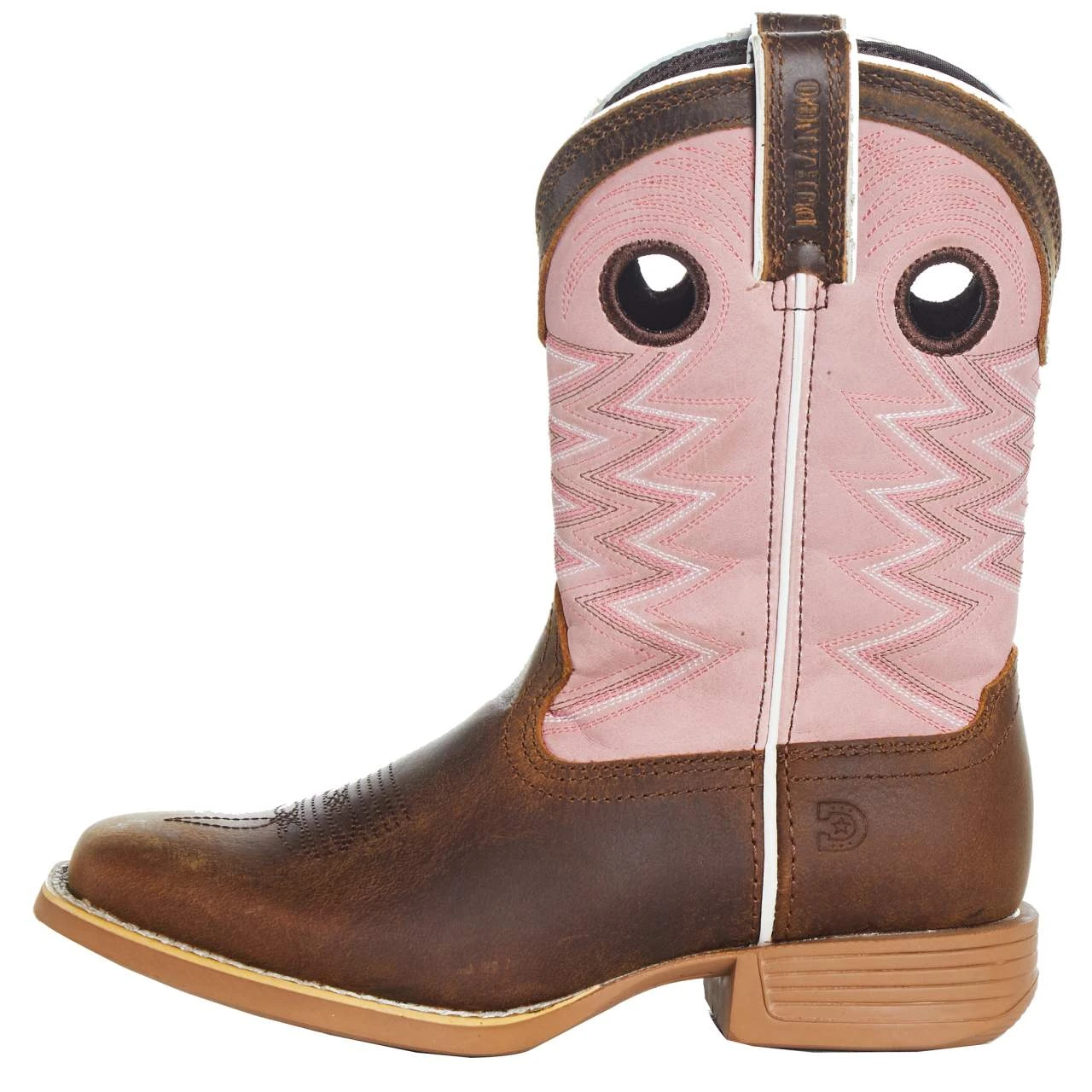 Durango Boots Youth Rebel Pro Chestnut BubbleGum Boot 5 Durango Boots Youth Rebel Pro Chestnut BubbleGum Boot - Image 3