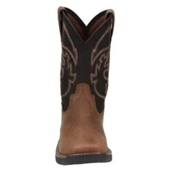 Justin Boots Youth Rush Junior Wide Square Toe Western Boot -NRS || STANCE || Classic Shop JK4337 2