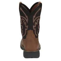 Justin Boots Youth Rush Junior Wide Square Toe Western Boot -NRS || STANCE || Classic Shop JK4337 4
