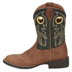 Justin Boots Youth Bowline Junior Whiskey Brown Kids Cowboy Boots 9 Justin Boots Youth Bowline Junior Whiskey Brown Kids Cowboy Boots -NRS || STANCE || Classic Shop JK7520 2