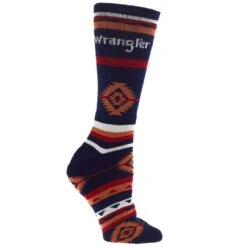 For Bare Feet Men's Navy Wrangler Aztec Socks -NRS || STANCE || Classic Shop K301 NAVY 05 b1ece4bd 6795 493d 83bf f78513b61781